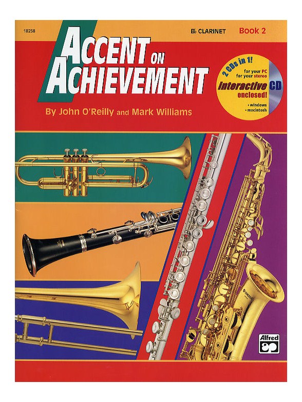 Accent On Achievement: B Flat Clarinet Book 2 (Book/CD-Rom)