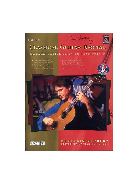 Benjamin Verdery: Easy Classical Guitar Recital Book And CD