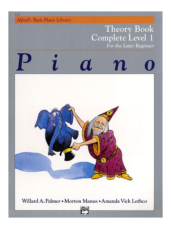 Alfred's Basic Piano Library Theory Book Complete 1