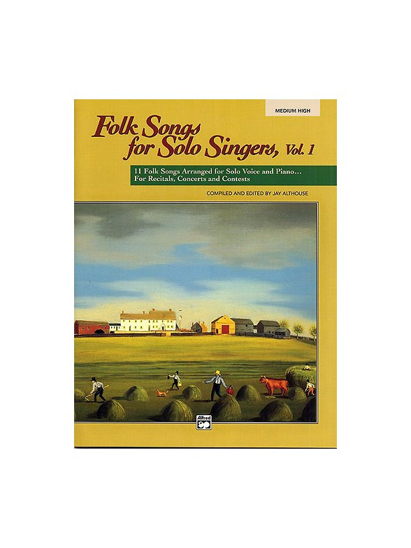Folk Songs For Solo Singers - Book One (Medium High)