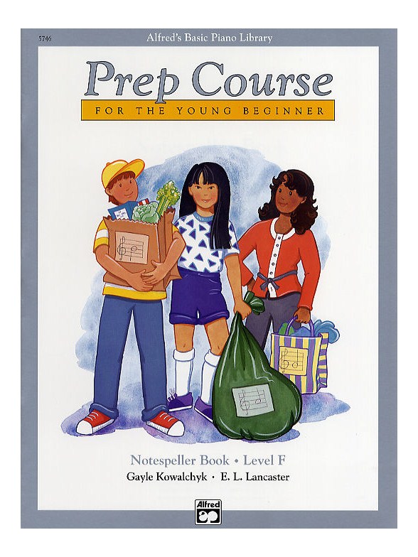 Alfred's Basic Piano Library: Prep Course Notespeller Level F