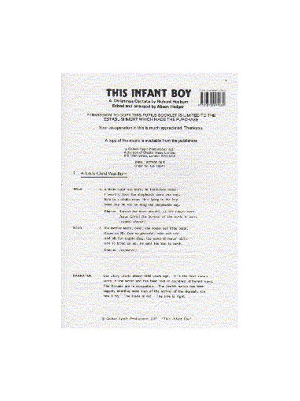 Richard Hepburn: This Infant Boy (Pupil's Book)