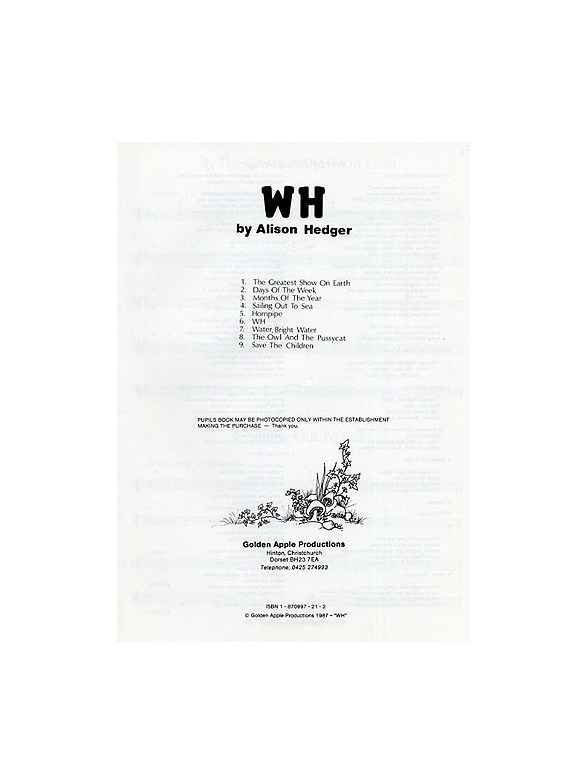 Alison Hedger: WH (Pupil's Book)