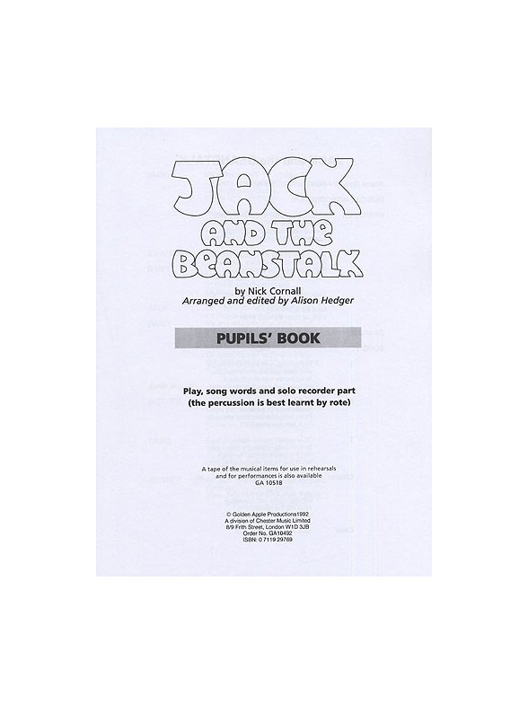 Nick Cornall: Jack And The Beanstalk (Pupil's Book)