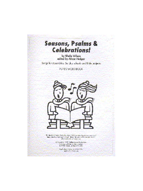 Sheila Wilson: Seasons, Psalms And Celebrations (Pupil's Book)
