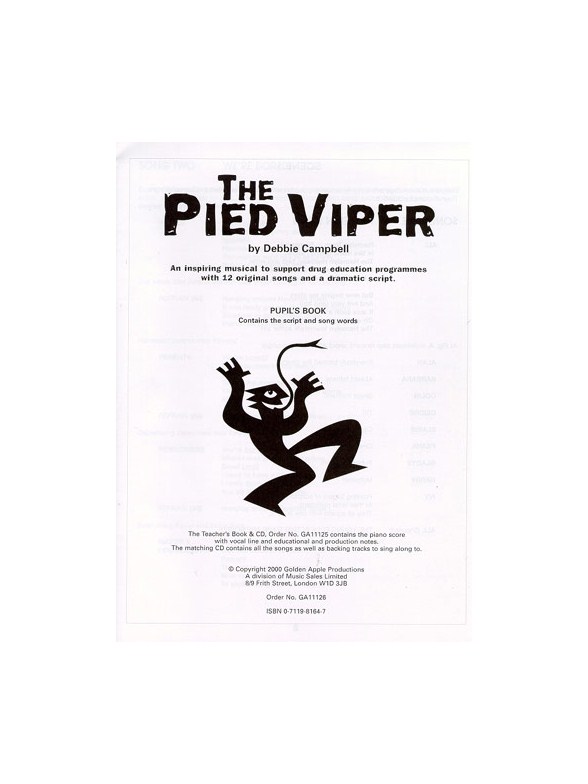 Debbie Campbell: The Pied Viper (Pupil's Book)