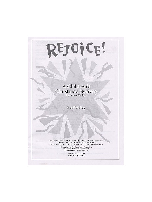 Alison Hedger: Rejoice! A Children's Christmas Nativity (Pupil's Book)