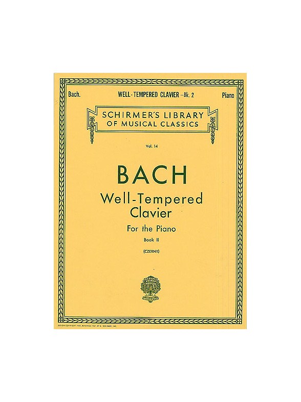 Johann Sebastian Bach: Well-Tempered Clavier For The Piano Book II