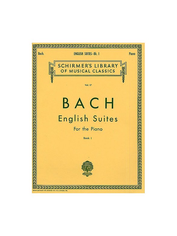 J.S. Bach: English Suites Book 1