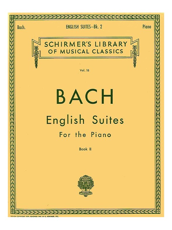 J.S Bach: English Suites Book 2
