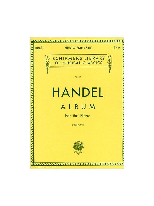 G.F. Handel: Album (Tweny-Two Favourite Pieces)