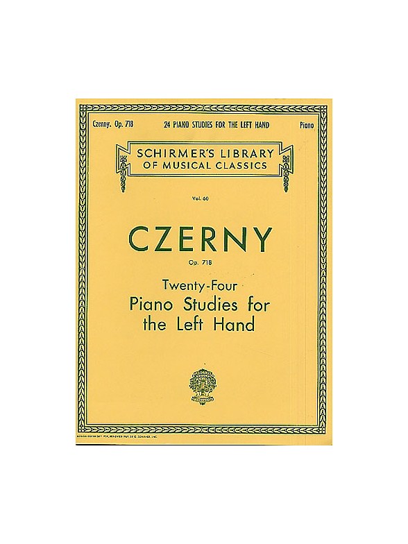 Carl Czerny: Twenty-Four Studies For The Left Hand Op.718