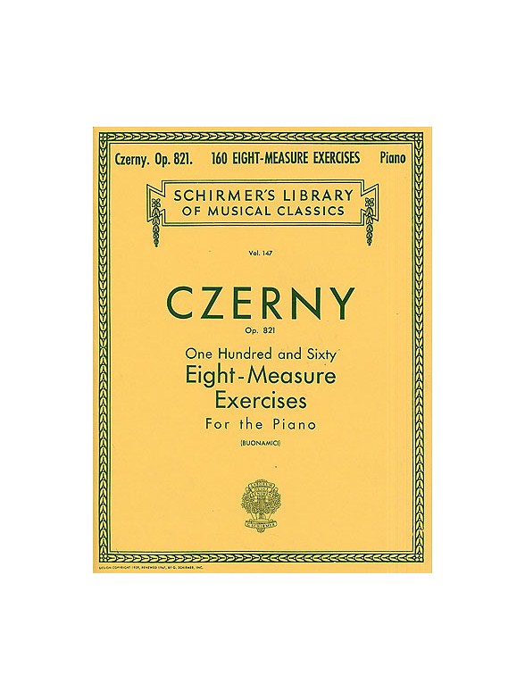 Carl Czerny: 160 Eight-Measure Exercises For Piano Op.821