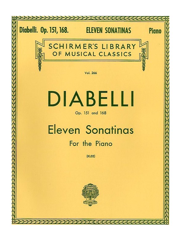 Anton Diabelli: Eleven Sonatinas For Piano 0p.151/168