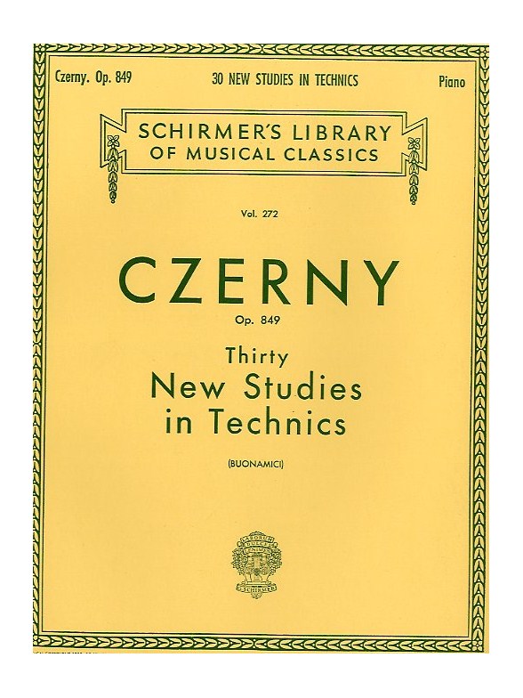 Carl Czerny: Thirty New Studies In Technics Op. 849