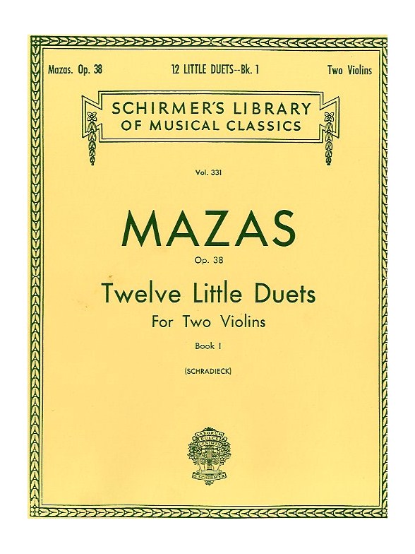 Jacques F. Mazas: Twelve Little Duets Op.38 Book 1