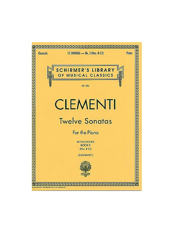 Muzio Clementi: Twelve Sonatas For The Piano - Book II