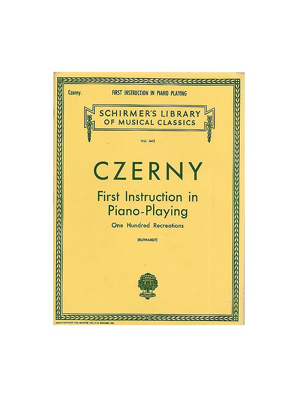 Carl Czerny: First Instruction In Piano Playing (One Hundred Recreations)