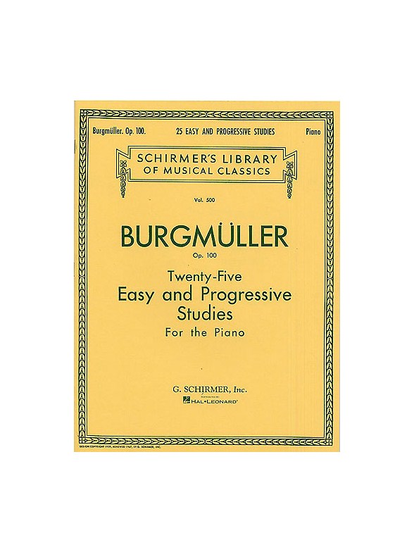 Friedrich Burgmuller: Twenty-Five Easy And Progressive Studies Op.100 (Complete)