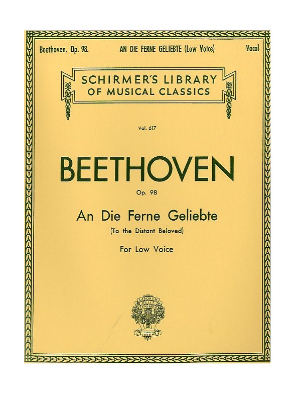 Beethoven: An Die Ferne Geliebte Op.98 (Low Voice)