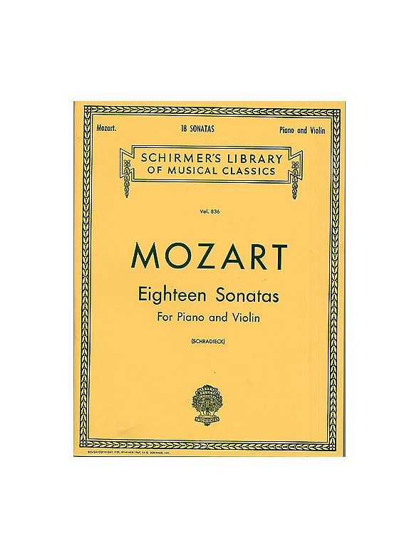 W.A. Mozart: Eighteen Sonatas For Violin And Piano