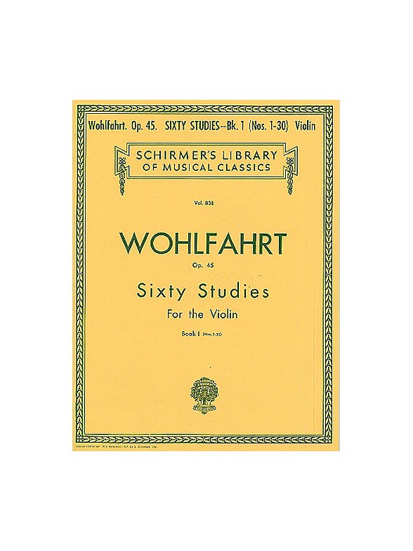 Franz Wohlfahrt: Sixty Studies For Solo Violin Op.45 Book 1 Nos.1-30