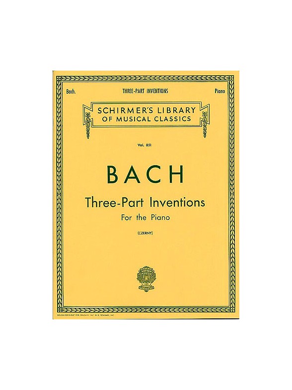 J.S. Bach: Fifteen Three-Part Inventions (Czerny)