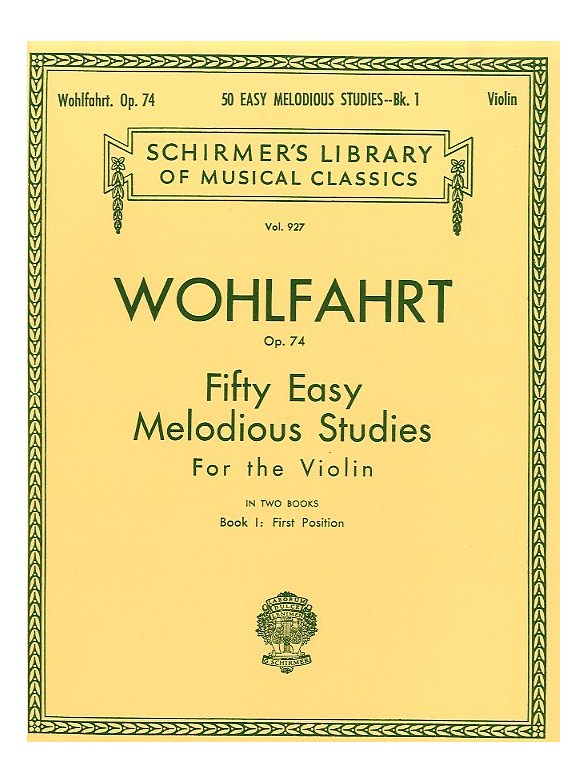 Franz Wohlfahrt: Fifty Easy Melodious Studies For Solo Violin Op.74 Book 1