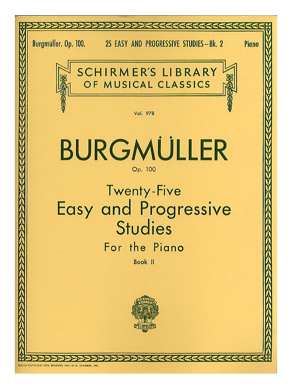 Friedrich Burgmuller: Twenty-Five Easy And Progressive Studies Op.100 Book 2
