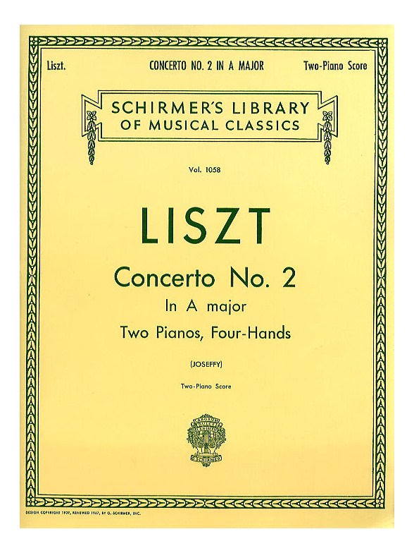 Franz Liszt: Piano Concerto No.2 In A (2 Pianos)