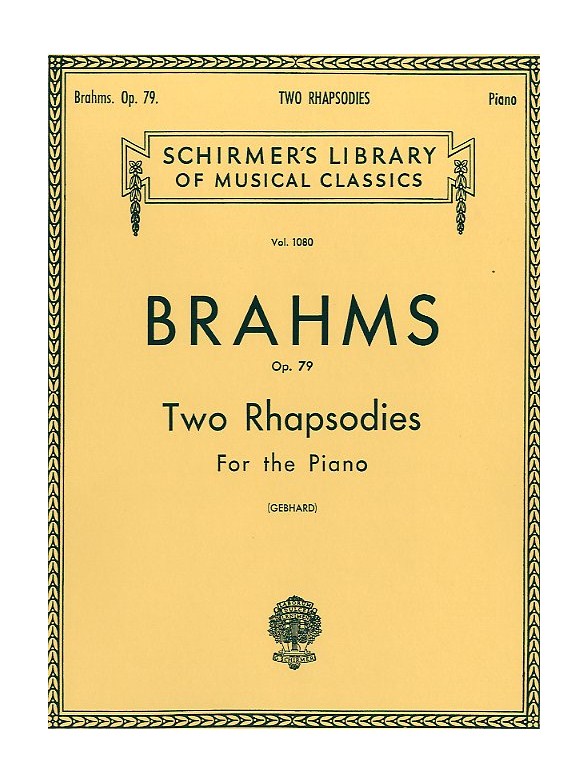 Johannes Brahms: Two Rhapsodies Op.79