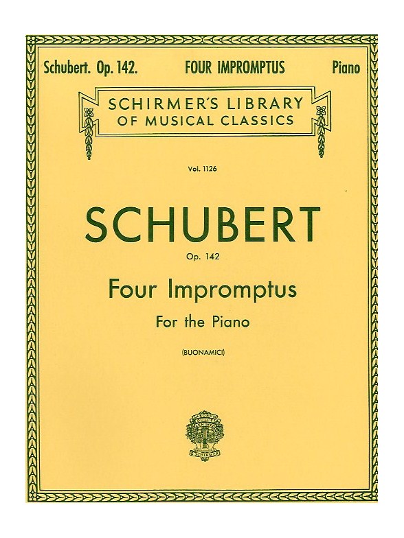 Franz Schubert: Four Impromptus For The Piano Op.142