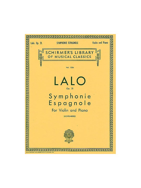 Edouard Lalo: Symphonie Espagnole Op.21 (Violin/Piano)