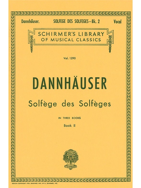 A. Dannhauser: Solfege Des Solfeges Book 2