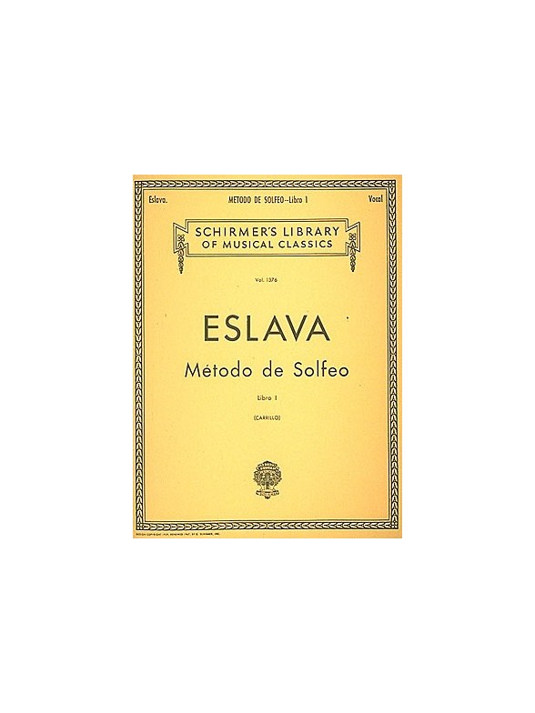 D. Hilarion Eslava: Metodo De Solfeo - Book 1