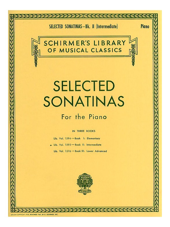 Selected Sonatinas For Piano - Book 2 (Intermediate)