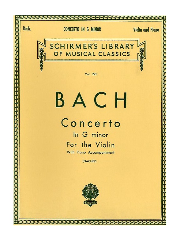 Johann Sebastian Bach: Concerto In G Minor (Violin/Piano Reduction)