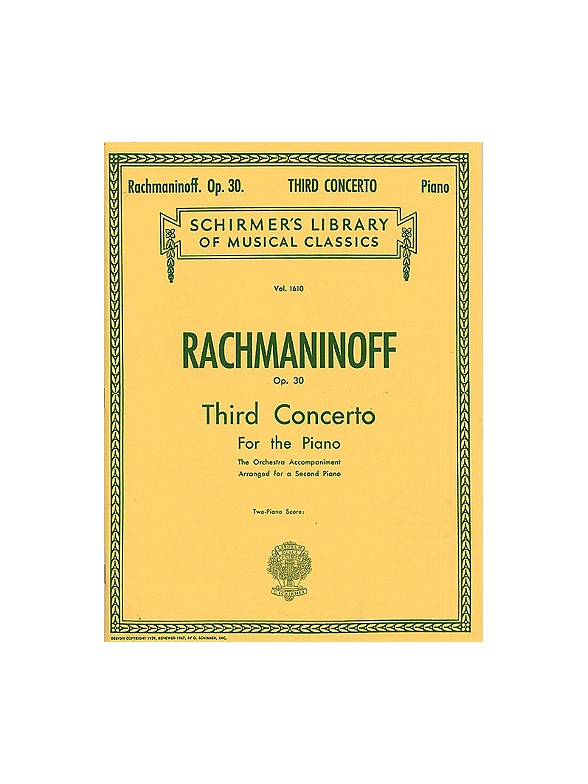 Sergei Rachmaninov: Piano Concerto No.3 Op.30 (2 Piano Score)