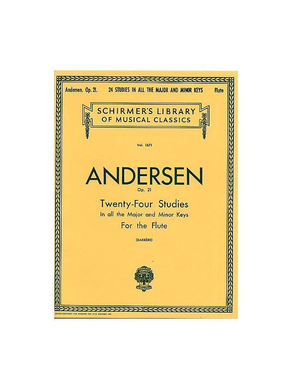 Joachim Andersen: Twenty-Four Studies For Flute Op.21
