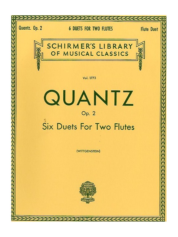 Johann Quantz: Six Duets For Two Flutes Op.2