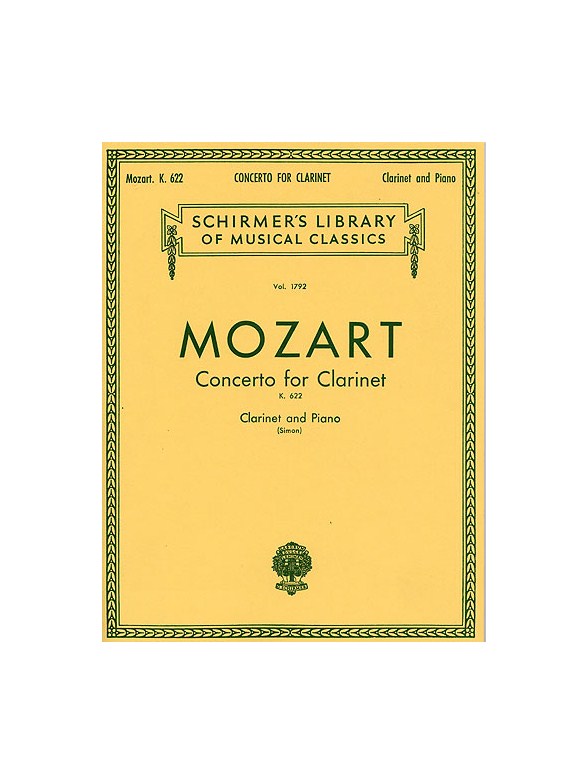 W.A. Mozart: Clarinet Concerto K.622 (Clarinet/Piano)