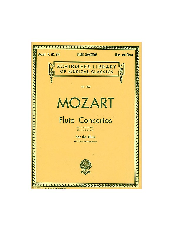 W.A. Mozart: Flute Concertos No. 1 In G (K.313) And No. 2 In D (K.314)