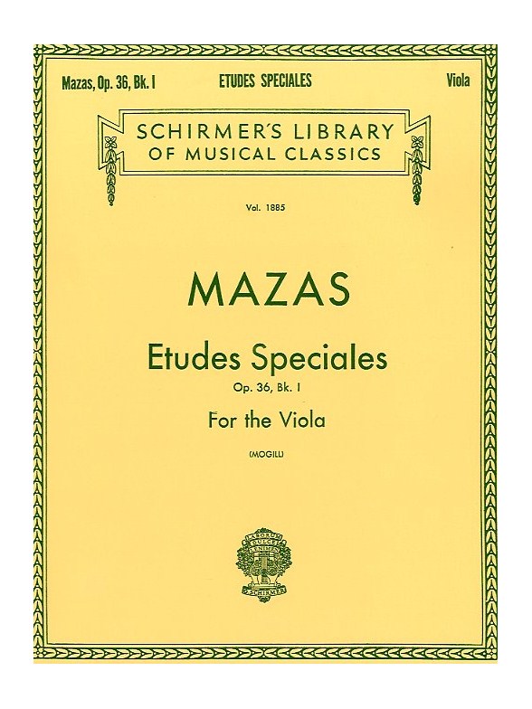 Jacques F. Mazas: Etudes Speciales Op.36 Book 1 (Viola)