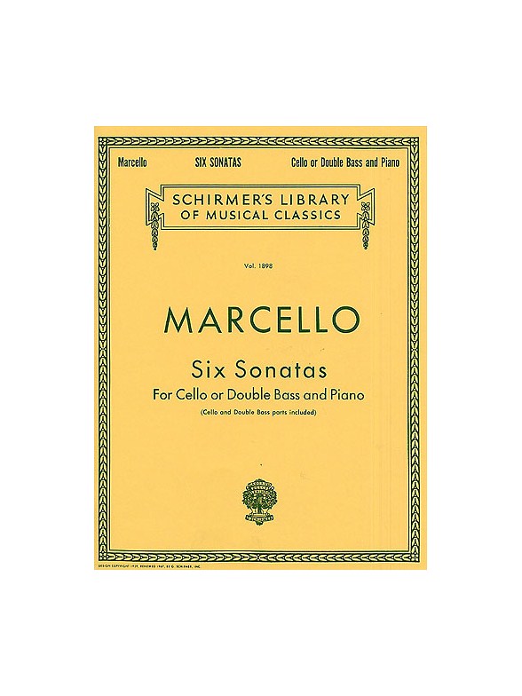Benedetto Marcello: Six Sonatas For Cello Or Double Bass