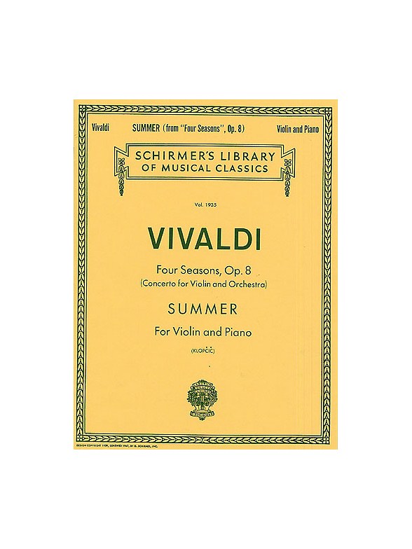 Antonio Vivaldi: Summer From 'Four Seasons' Op.8