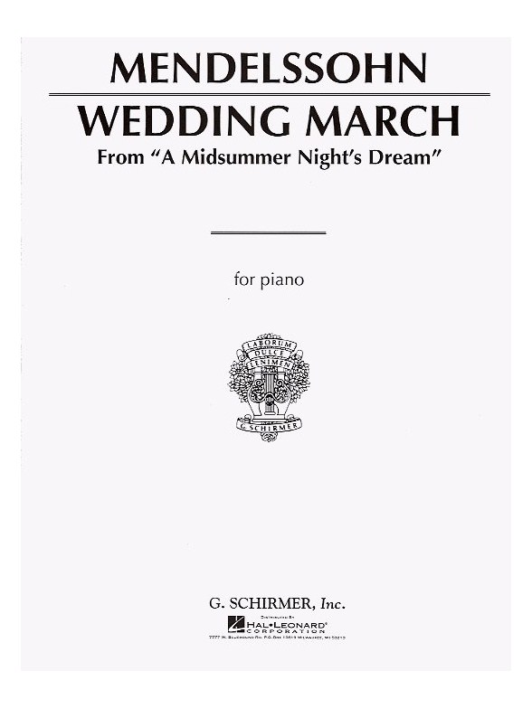 Felix Mendelssohn: Wedding March (Piano Solo)