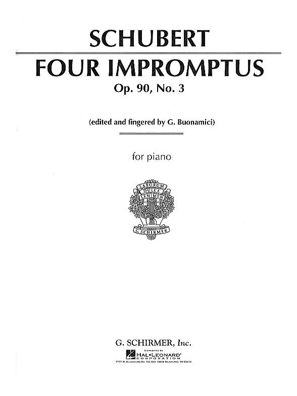 Franz Schubert: Impromptu In G Flat Op.90 No.3