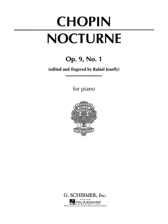 Frederic Chopin: Nocturne In G Flat Major Op.9 No.1
