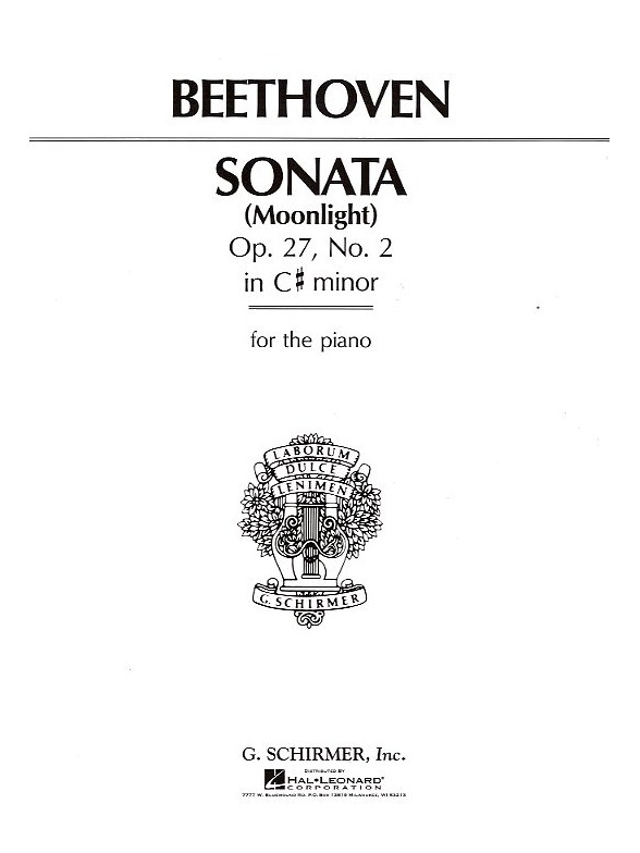 Beethoven: Piano Sonata In C Sharp Minor Op.27 No. 2 'Moonlight'