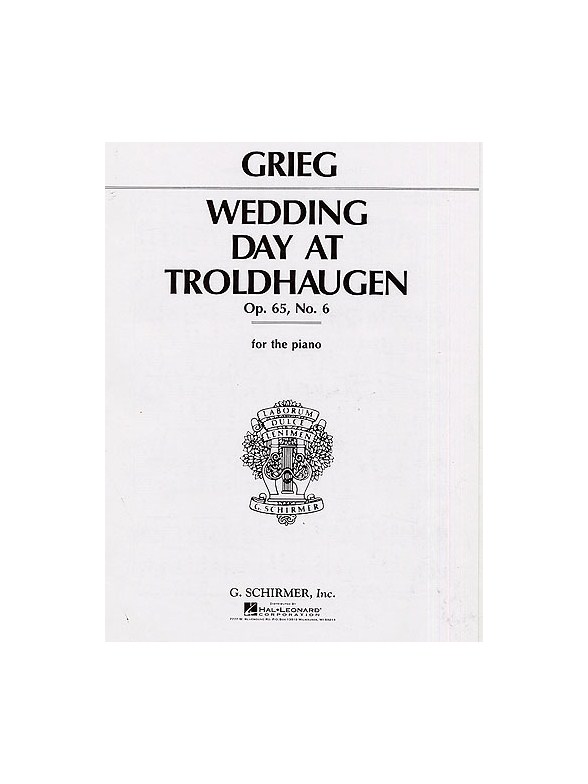 Edvard Grieg: Wedding Day At Troldhaugen (Piano Solo)